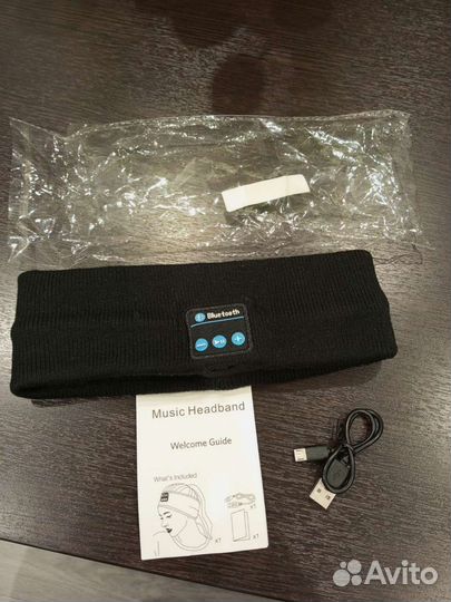 Блютуз наушники беспроводные (повязка)