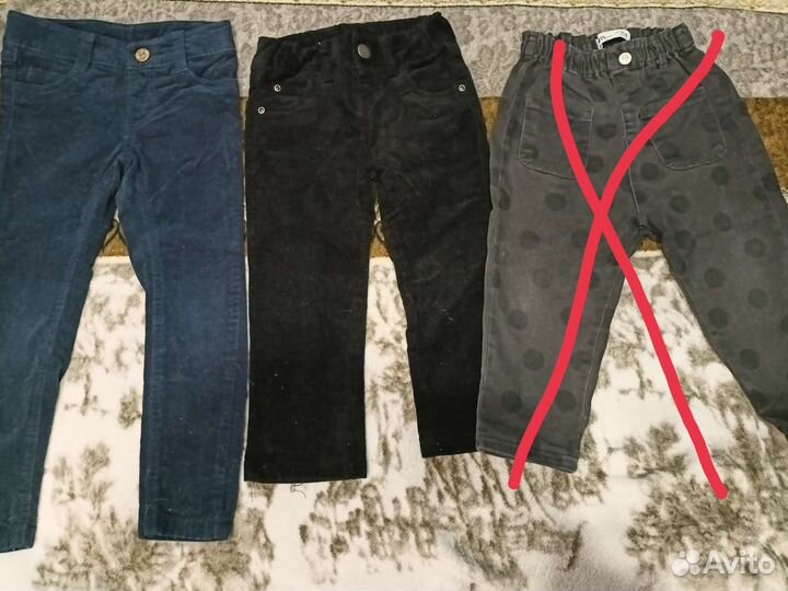 Джинсы для девочки 86 92