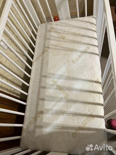 Детская кровать от 0 до 3лет с матрасом