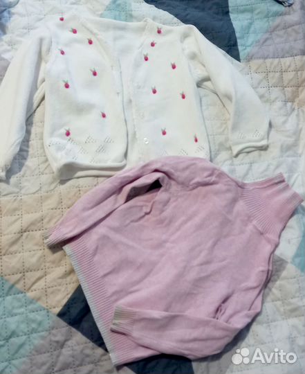Пакет одежды на девочку 104 и 110