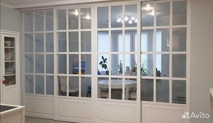 Раздвижные двери и перегородки в стиле «Прованс»