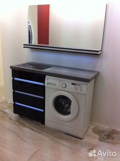 Мебель для ванной комнаты, столешницы, раковины