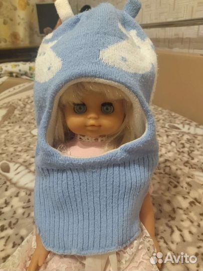 Шапка шлем для мальчика зима