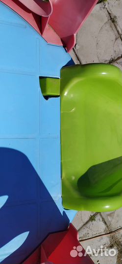 Детская горка пластиковая уличная бу