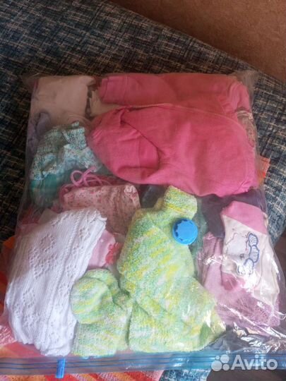 Одежда на девочку от 6 месяцев до года