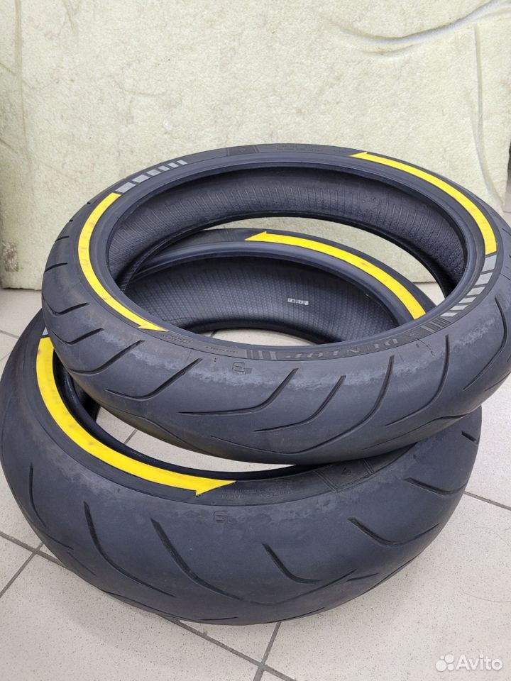 Комплект мото резины dunlop r17