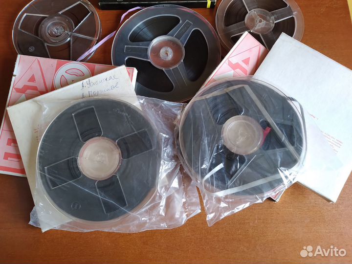 Катушки 6 шт магнитная лента пленка Бобина СССР