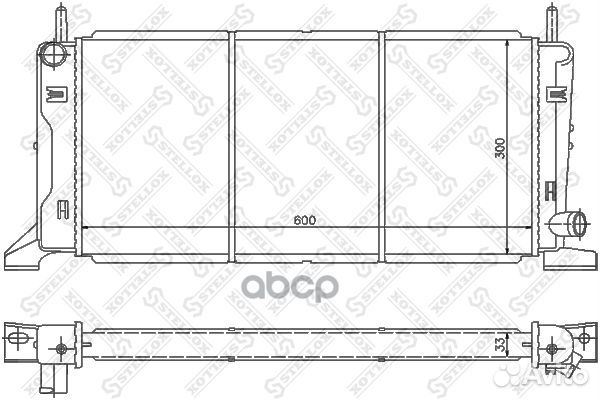 10-25086-SX радиатор системы охлаждения Ford E