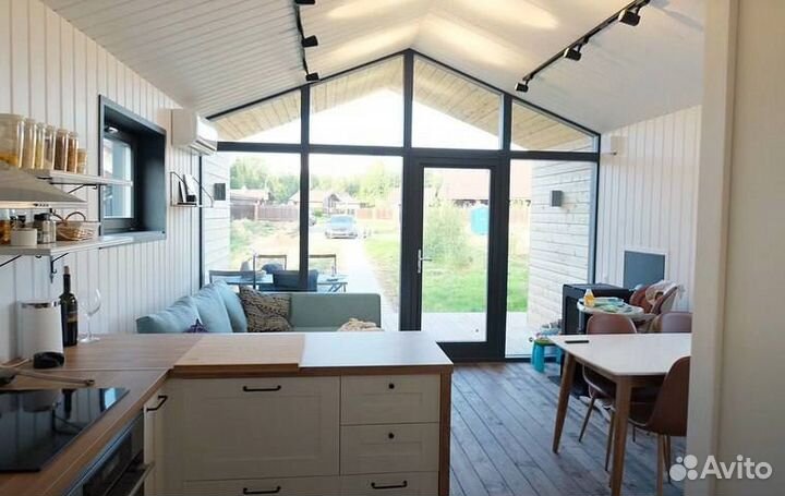 Дом 52 м2 каркасный Барнхаус