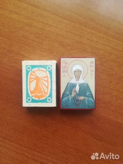 Матрона Московская 6х4 см