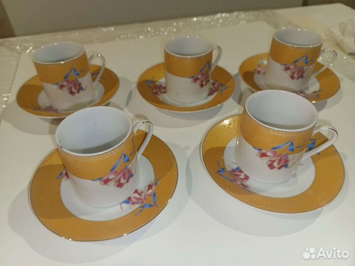 Кофейные чашки сервиз polystar europe collection