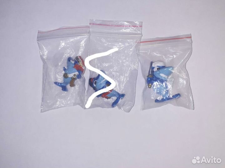 Киндер динозавры, акулы, пингвины