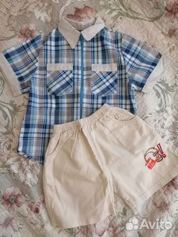 Рубашка и шорты. на 4-5 года