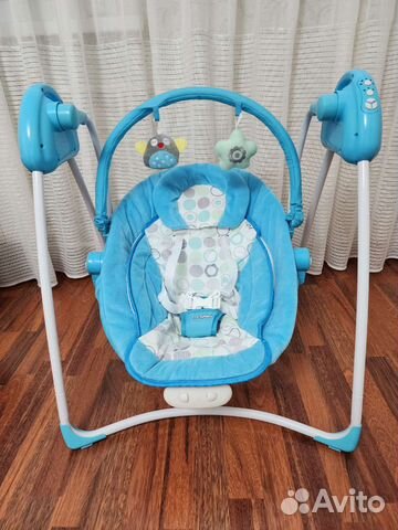 Детские электронные качели + шезлонг