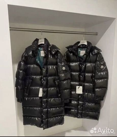 Пуховик moncler maya длинный