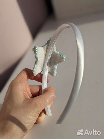 Детский ободок ручной работы