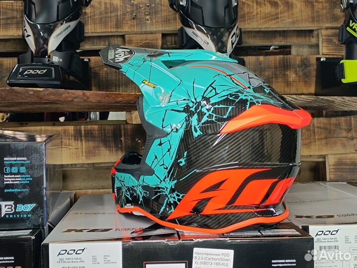 Кроссовый шлем Airoh Strycker Crack