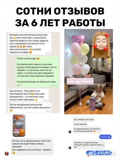 Воздушные шары на день рождения / выписку / акции