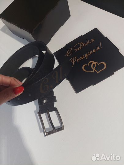 Ремень кожаный-отличный подарок мужчине и женщине