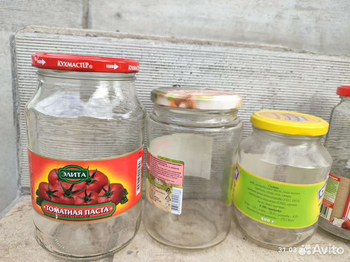 Банки стеклянные разные