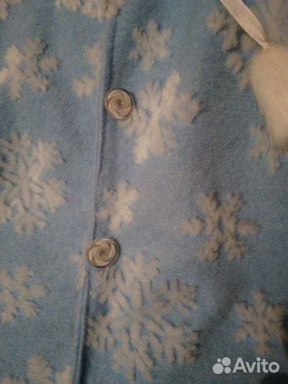 Сказочно-нежный костюм Снегурочки на девочку