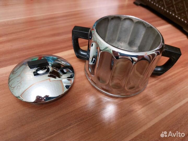 Сахарница мельхиор СССР