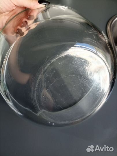 Салатник, миска стеклянная, 27, 22