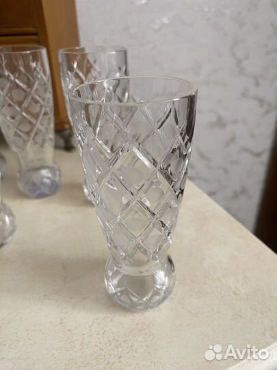 Рюмки хрустальные 6 шт