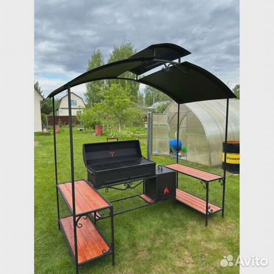 Мангальная зона / Мангал лофт 3 в 1