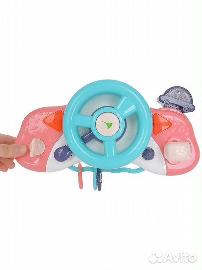 Руль музыкальный Маленький водитель Little Driver (свет, звук) BamBini K999-85G