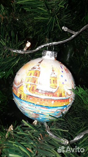 Новогодние шары ручной работы