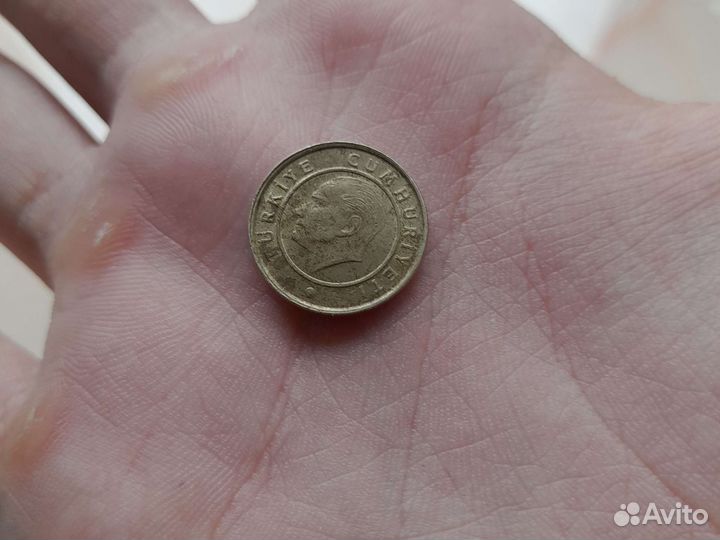 Турецкая монета kurus 2016 года