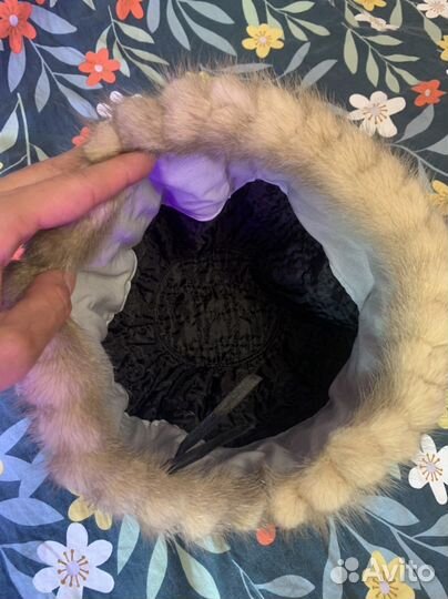 Шапка норковая женская