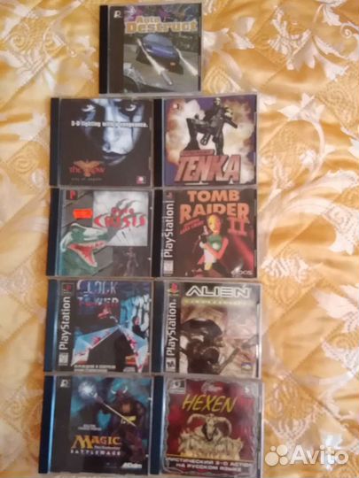 Игры на PS1. Диски на PlayStation 1