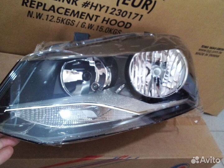 Фары фольксваген поло2015