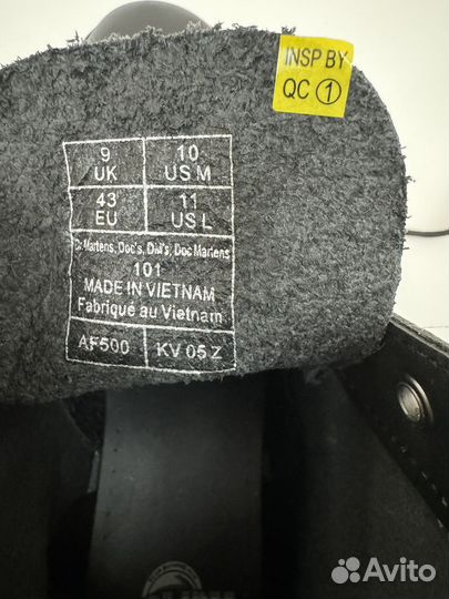 43 Dr Martens 101 Nappa Оригинал Новые Ботинки