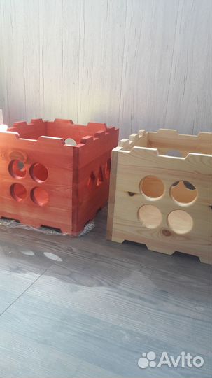 Ящик деревянный для игрушек