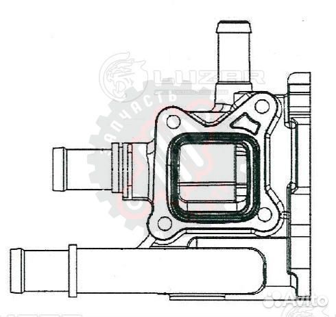 Корпус термостата для автомобилей Opel Astra J (10