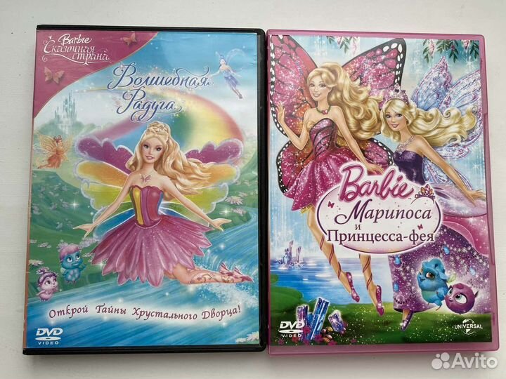 DVD диски мультфильмов Barbie/Барби