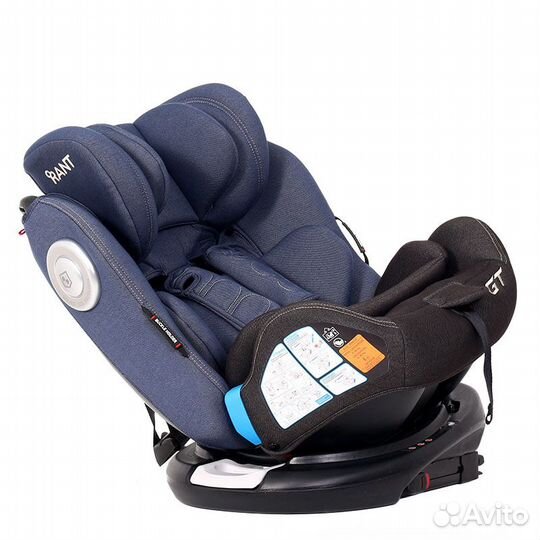 Автокресло 0-36кг Rant GT синий поворотное isofix