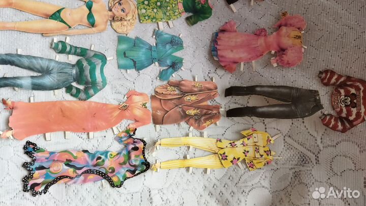 Куклы бумажн 2 набора 4 куклы СССРБронь для Катрин