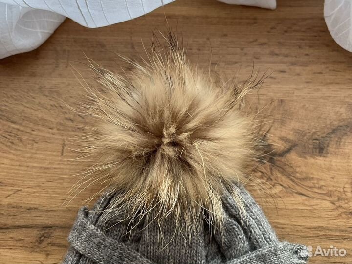 Шапка зимняя «Оранжевое Небо»