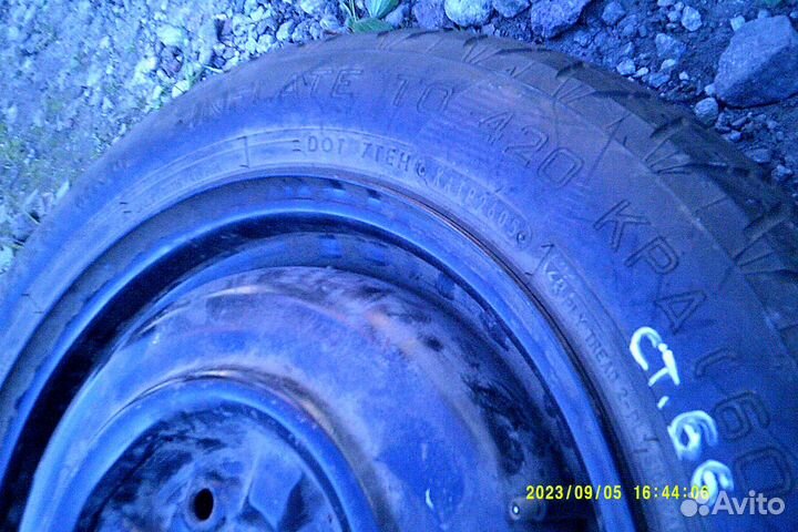 R15 Dunlop SP RV-Major TG 3 135/80, PCD 4x114.3 DIA 66