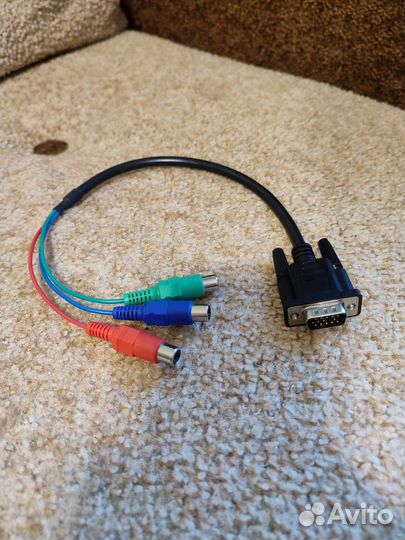 Переходник / кабель 3RCA - VGA