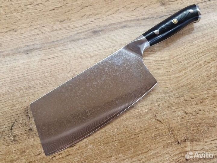 Кухонные ножи, дамаск (набор 8 штук)