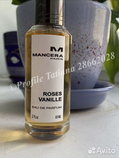 Mancera Roses Vanille 60 ml