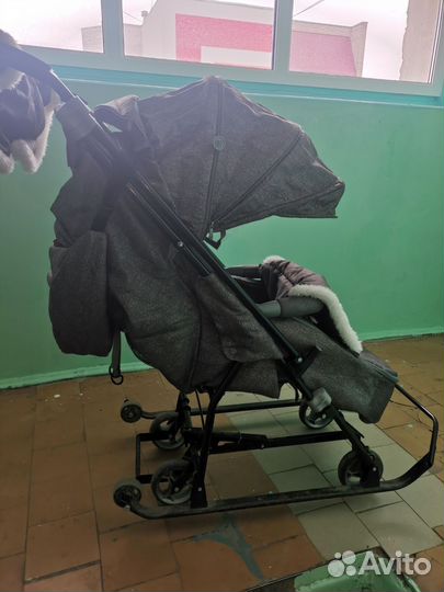 Санки коляска ника kids