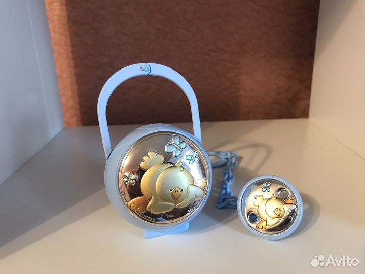 Держатель для соски серебро Италия