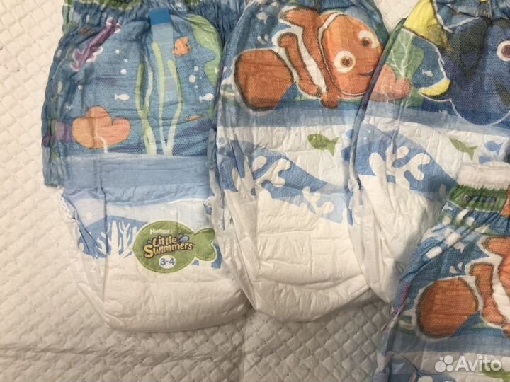 Подгузники Huggies little swimmers 3-4