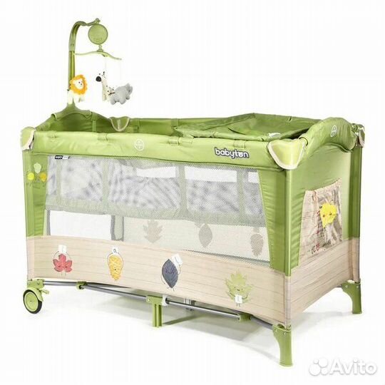 Кровать-манеж Babyton Dreamy Green